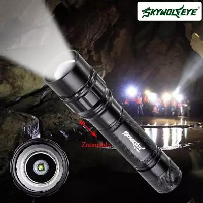 Bright Led Flashlight Zoomable Camping Hiking Torch Light 60000Lumens PT • $14.17