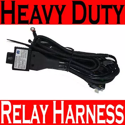 $6.49 • Buy H4 9003 HB2 Relay Wiring Harness Wire Upgrade For Bi-Xenon Hi/Lo HID Conversion