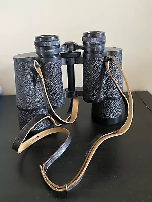 Vintage Carl Zeiss Jena 10x50W Binoculars With Case (With Original Papers) 1913 • £120