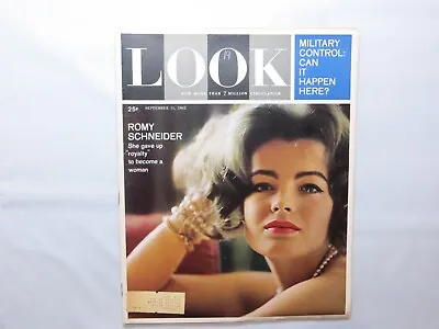 Vintage LOOK Magazine September 11 1962 Marilyn Monroe Romy Schneider 7J • $19.99