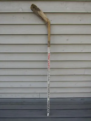 Vintage WOODEN Left Handed Hockey Stick TITAN ULTRA-PRO White • $9.99