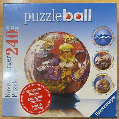 Ravensburger ~  The Bear Family  ~ Puzzleball ~ 240 Piece Jigsaw Puzzle ~ Sealed • $32.89