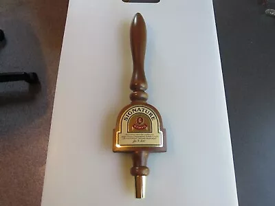Vintage Stroh's Stroh Signature Wooden Beer Tap Handle NEW • $12.95