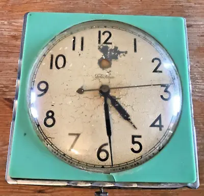 Telechron Consort Wall Clock Model 2F01 Electric Art Deco 1935 Vintage Decor • $49.99