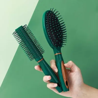 Antistatic Roller Comb Salon Round Hair Brush Styling Detangler Tool Women Men • $11.33