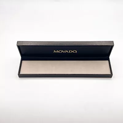 Vintage Movado Black Watch Box Storage Case Presentation Display • $38.99