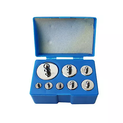 8PCs 10-500g M2 Class Scale Balance Calibration Weight Set With Case • $19.99