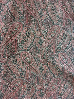 Antique Vintage Paisley Hand Crafted Fabric-Termeh • $169