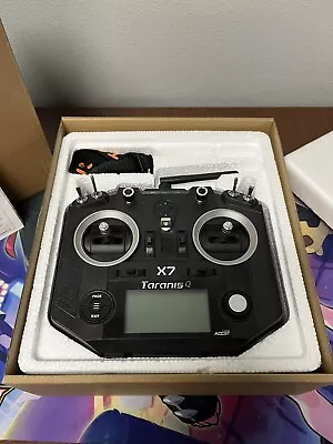 New Fr Sky Taranis Q X7 16 Channel Transmitter Black 2.4ghz Fcc Firmware • $95