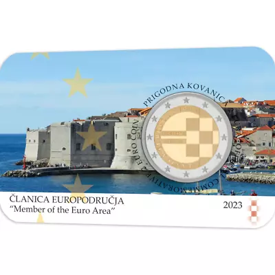 2023 Croatia First Commemorative € 2 Euro BU Coin Member Of The Euro Area • $13