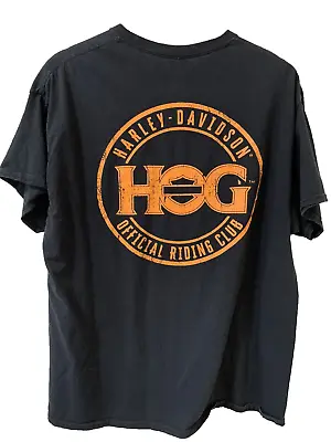 Harley Davidson Shirt Adult XL HOG Official Riding Club Motorcycle Biker Mens • $9