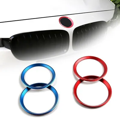 1* Car Front Rear Logo Surrounding Ring Stylish For BMW 82mm / 74mm Emblem Hood • $12.97