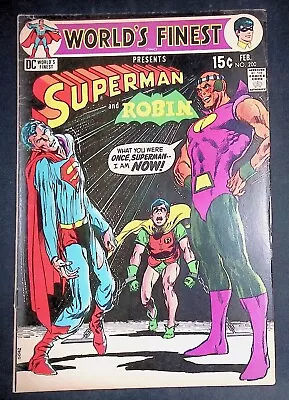 World's Finest #200 Bronze Age DC Comics Neal Adams Cover F • £8.99