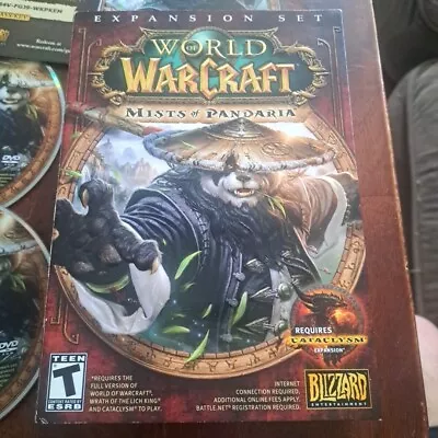 World Of Warcraft: Mists Of Pandaria (PC DVD Rom) • $11