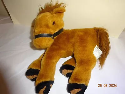 Brand New (with Tags) Laying Pony / Horse - Soft Toy - Cuddly - Equine - Farm • £8.49