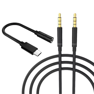 USB-C Adapter Male 3.5mm To 3.5mm Jack Audio AUX Cable Mic F Motorola Moto Z USA • $24.60