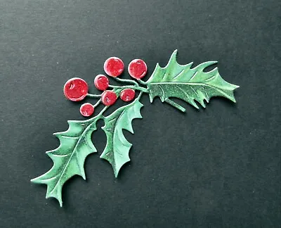 £1.99 • Buy 8  Tattered Lace Festive Pine (  Holly Sprigs  ) Die Cuts 