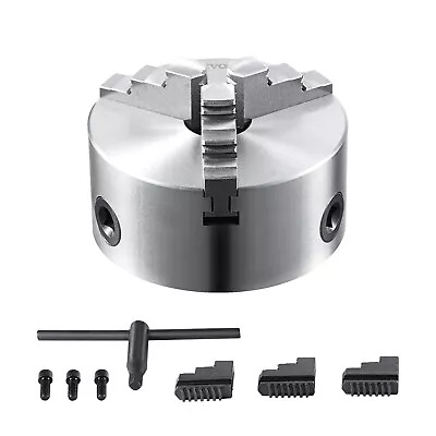 VEVOR 5'' 3-Jaw Lathe Chuck Self-Centering Lathe Chuck For Grinding Drilling • $56.01