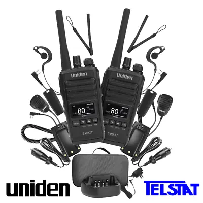 $378.80 • Buy Uniden UH755-2DLX 5 Watt UHF CB Handheld Radio Twin Deluxe Pack (Alt To UH850S)