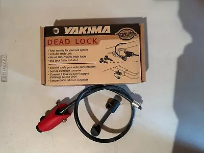 YAKIMA DeadLock Vehicle Bicycle Rack Locking Cable Hitch Receiver Lock 02411 • $45