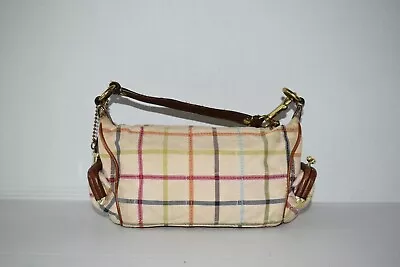 Coach Plaid Vintage Mini Handag • $20