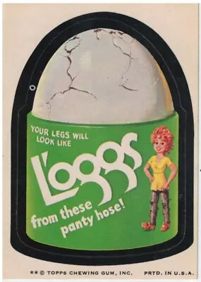 1974 Topps Original  Wacky Packages 7th Series Loggs • $2.50