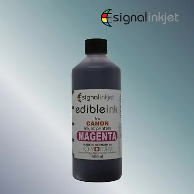 MAGENTA EDIBLE INK FOR CANON PRINTERS - 500ml • £18