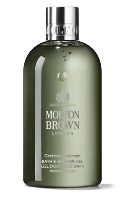 New Molton Brown London Geranium Nefertum Bath & Shower Gel Body Wash 300ml 10oz • $29.99