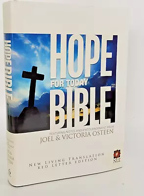 Hope For Today Bible NLT Red Letter Edition (Joel Osteen ) • $68