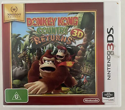 $24.95 • Buy Donkey Kong Country Returns 3D - Nintendo 3DS - COMPLETE - FREE POST AUS