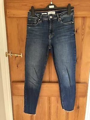 Women’s Blue Skinny Jeans By Mango.  UK 12/USA 8.  Very Good Condition. • £5.99