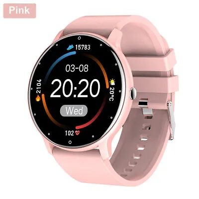 $41.98 • Buy Smart Watch Bluetooth 5.0 Heart Rate Blood Pressure Oxygen Touch Screen Bracelet
