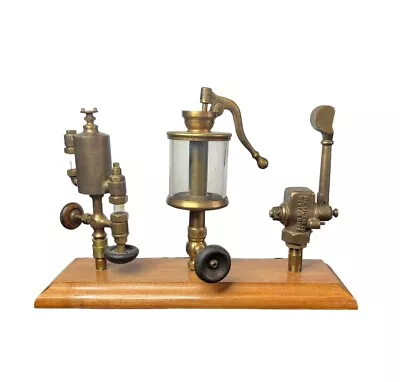 (3) VTG Lunkenheimer Co. ALPHA NO 6 Pumper Swing Top Oiler Steam Engine Display • $475