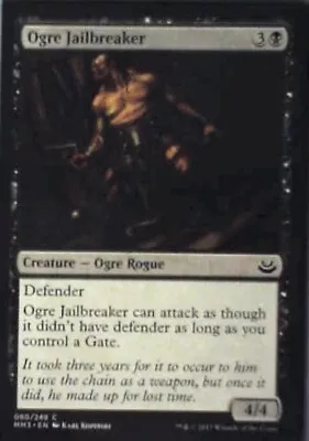 Ogre Jailbreaker - Modern Masters 2017: #80 Magic: The Gathering Nm R18 • $1.39