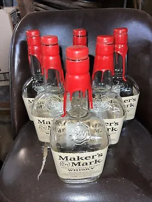 6 Makers Mark Empty 1 Liter Bottles • $11.99