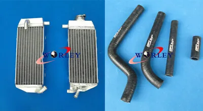 For YAMAHA YZ 125 YZ125 2002 2003 2004 02 03 04 Aluminum Radiator AND Black HOSE • $145