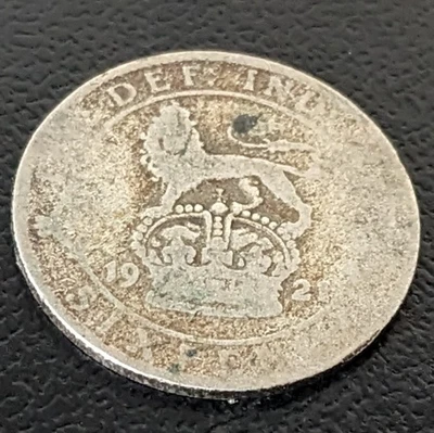 £4.95 • Buy Antique Silver 1921 George V Six Pence Coin #156