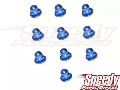 For Volvo 10 Pack  License Plate Mounting Nut Blue Acorn Metric 6mm • $14.92