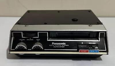 Vintage Panasonic Car Stereo Cassette Player Under Dash RS-2465  Solid State • $39.99