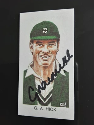 £3.99 • Buy GRAEME HICK (Worcestershire) Signed CPS 1990 County Cricketers Trading Card