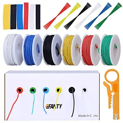 £20.68 • Buy 22AWG Electronics Wire Kit, Jumper Wire Hook Up Wire Kit Flexible Silicone Wire