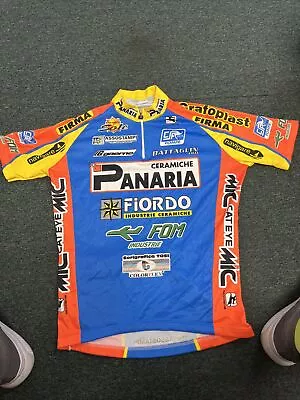 Ceramiche Panaria Vintage Cycling Jersey Giordana Size Medium • $19.99