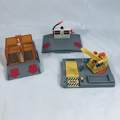 Matchbox Toys USA 1985 - Crane Petrol Gas Station Car Garage -Vintage Set RARE • $32.05
