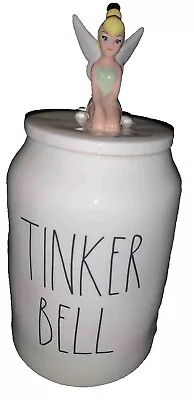 Rae Dunn Artisan Collection Disney Tinker Bell Canister Treat Jar Cookie Jar New • $24.61