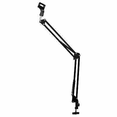 DragonPad Usa Black Adjustable Microphone Suspension Boom Scissor Arm Stand • $12.19