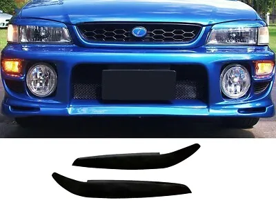 Fit For Subaru 97-01 Impreza GC8 WRX STI Headlights Eyebrow Eyelids Plastic • $35