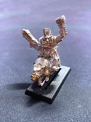 SPACE ORK NOB On CYBOAR BIKE Rogue Trader WARHAMMER 40K METAL GW Plasma Gun • $40