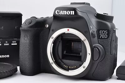 Near Mint Canon EOS 70D 20.2MP Digital SLR Camera Body 12873  Shots JAPAN #EB13 • $388.90