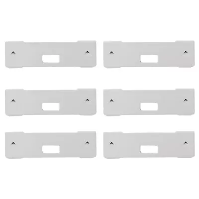  12 Pcs Vertical Blind Vane Saver Metal White Hangers Battery • $8.27