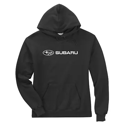 Subaru Logo Black Basic Pullover Forester Impreza WRX STI Hoodie NEW SWEATSHIRT • $37.49